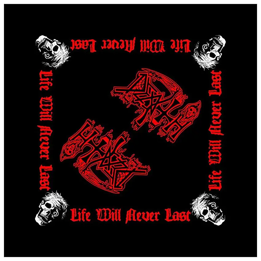 Bandana Rock à Gogo Death - Life [Misura 55x55 cm]