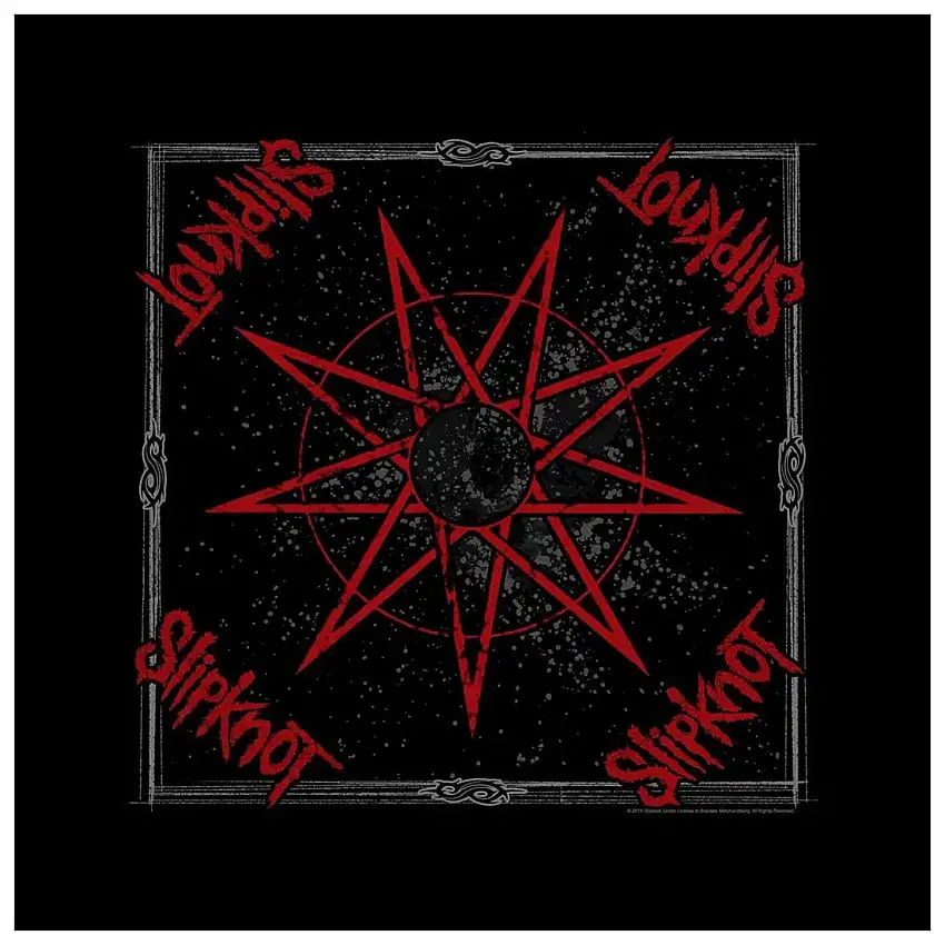 Bandana Rock à Gogo Slipknot - Stars [Misura 55x55 cm]