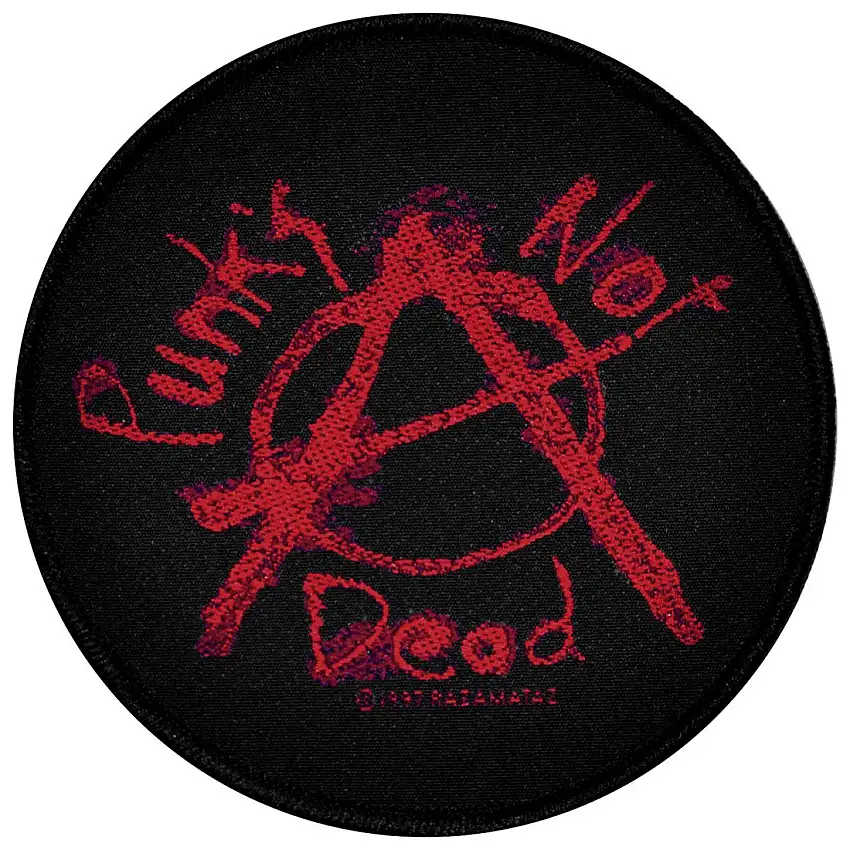 Toppa tessile Rock à Gogo Punk's Not Dead [Misura 8,9 cm]