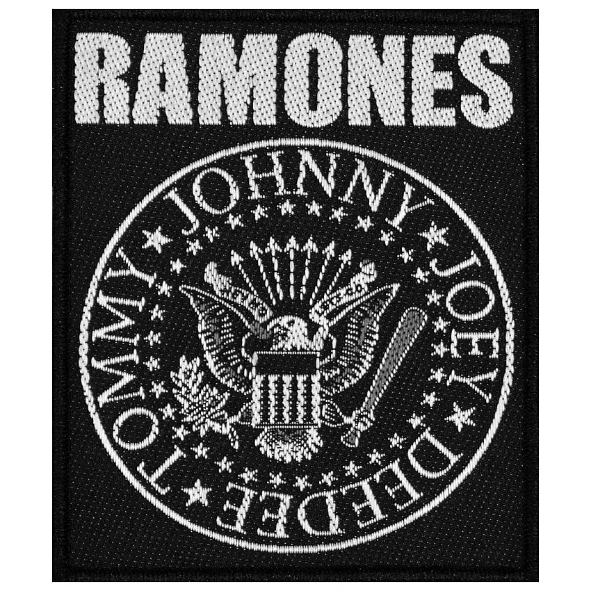 Toppa tessile Rock à Gogo Ramones - Classic Logo [Misura 8,2x10 cm]
