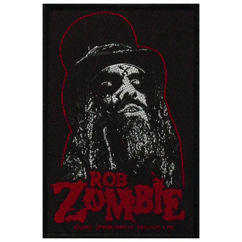 Toppa tessile Rock à Gogo Rob Zombie - Portrait [Misura 6,8x10,2 cm]