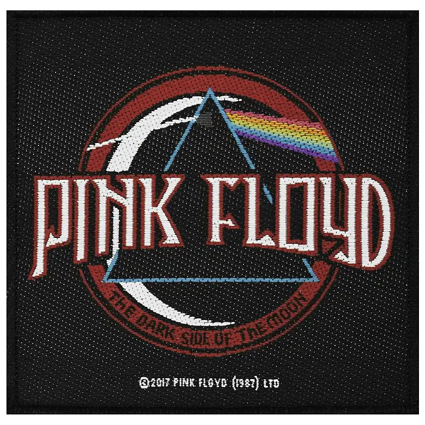 Toppa tessile Rock à Gogo Pink Floyd - Dark Side Of The Moon [Misura 9,9x9,7 cm]