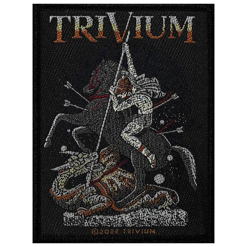 Toppa tessile Rock à Gogo Trivium - Dragon [Misura 7,6x10 cm]