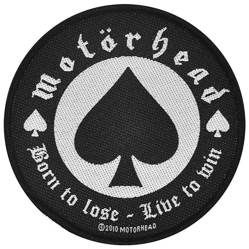 Toppa tessile Rock à Gogo Motörhead - Born To Lose [Misura 9,3 cm]