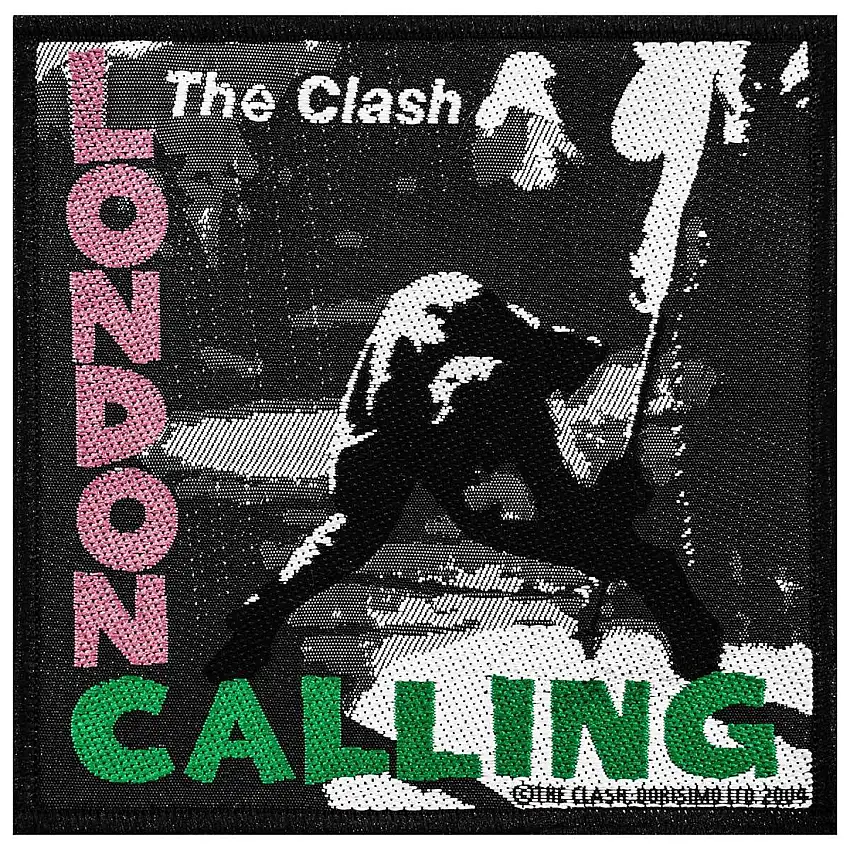 Toppa tessile Rock à Gogo The Clash - London Calling [Misura 10x10,1 cm]