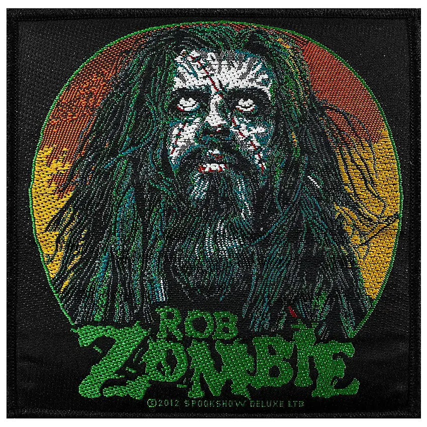 Toppa tessile Rock à Gogo Rob Zombie - Zombie Face [Misura 9,9x9,8 cm]