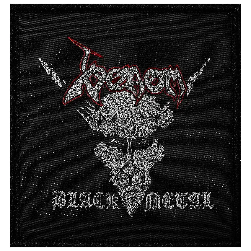 Toppa tessile Rock à Gogo Venom - Black Metal [Misura 7,2x7,6 cm]