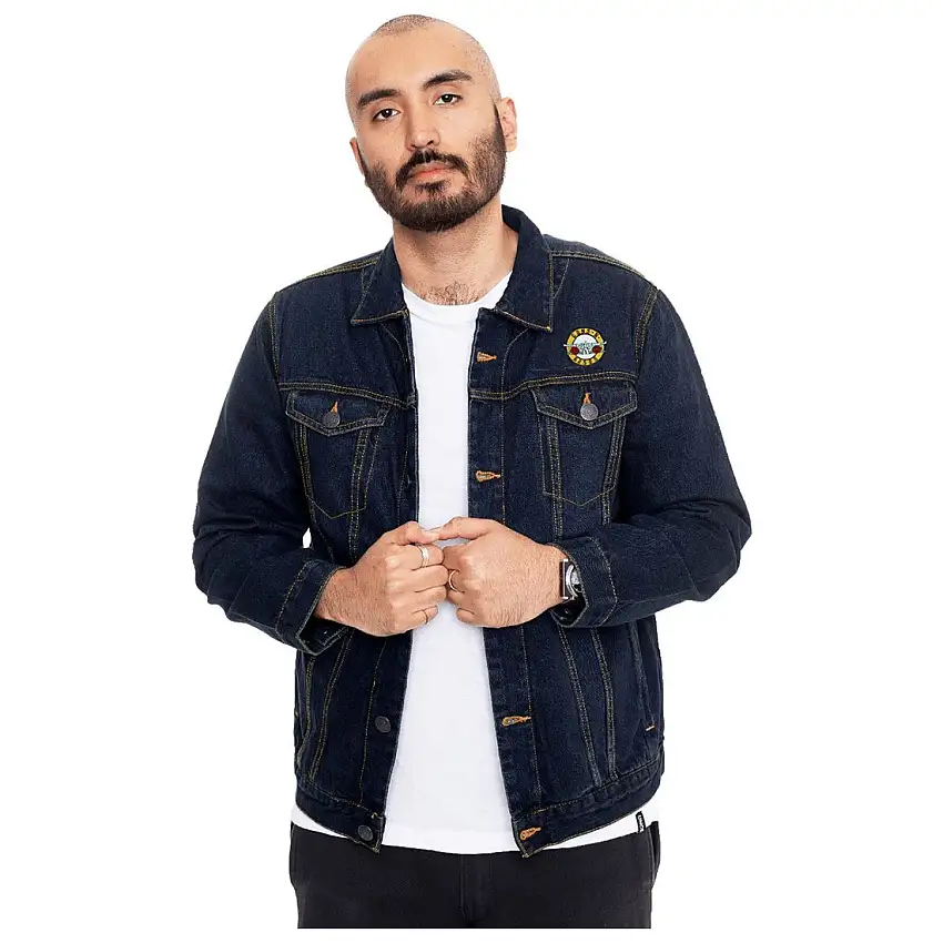 Giacca di jeans Rock à Gogo Guns N' Roses - Classic Logo