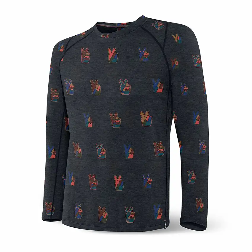 T-shirt a maniche lunghe con scollo rotondo Saxx Roast Master