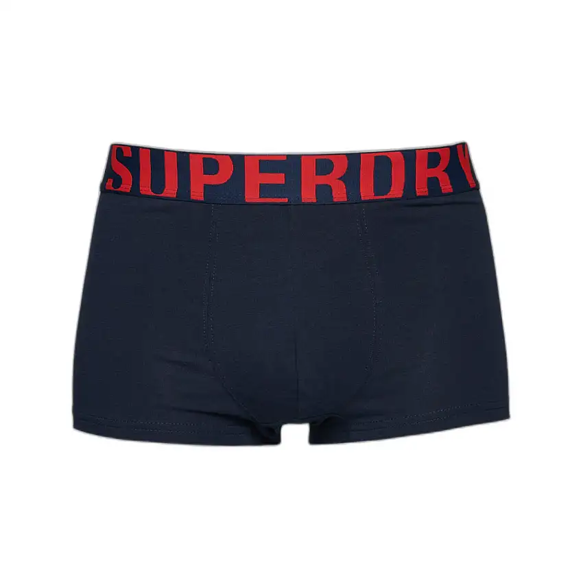 Boxer in cotone biologico con logo Superdry (x2)