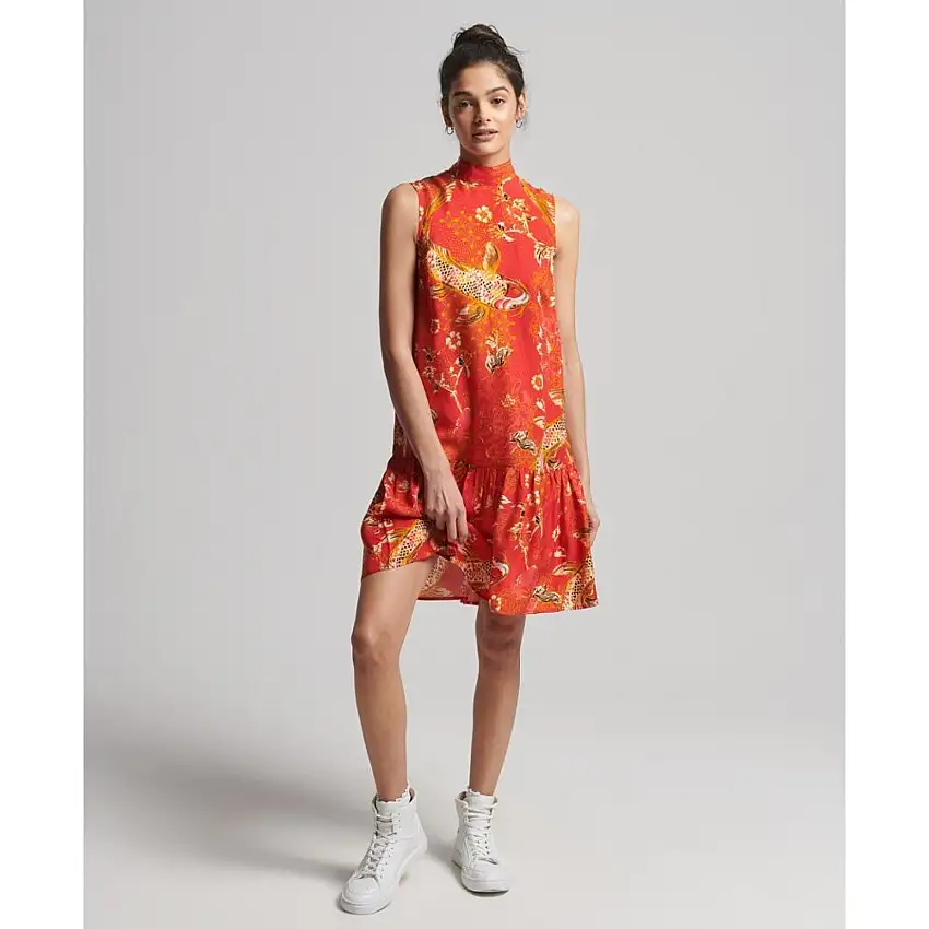 Abito camicia corto da donna in tessuto Superdry Vintage