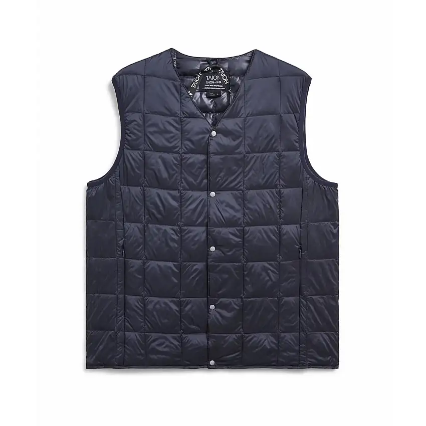 Giacca interna basic button-down con scollo a V Taion