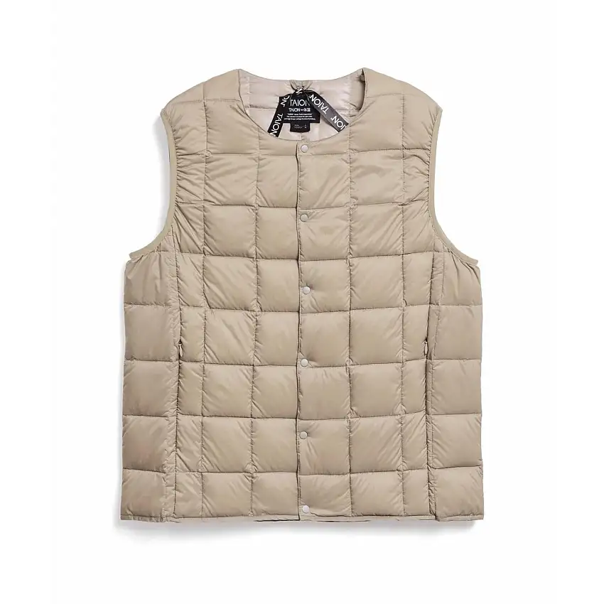 Piumino basic button-down a collo tondo Taion