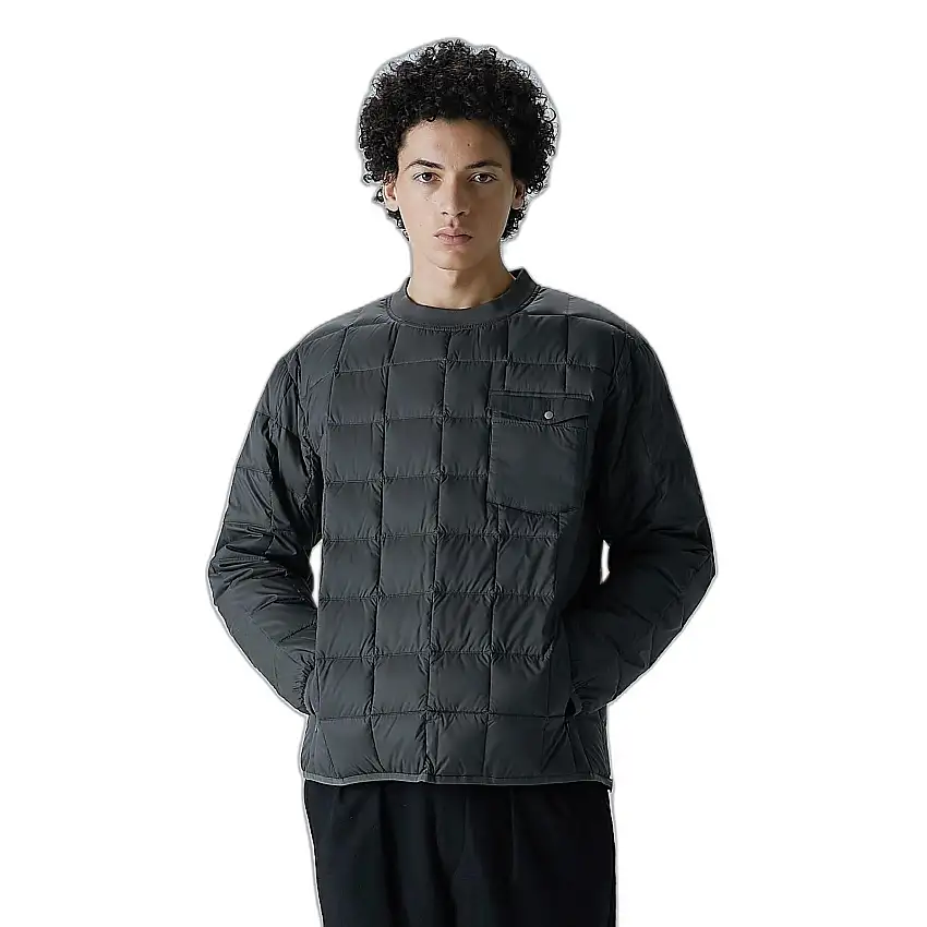 Piumino basic a collo tondo con tasca Taion