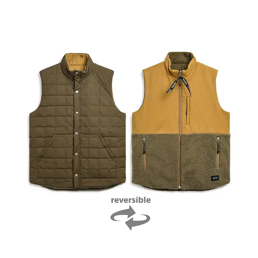 Piumino da montagna reversibile senza maniche Taion