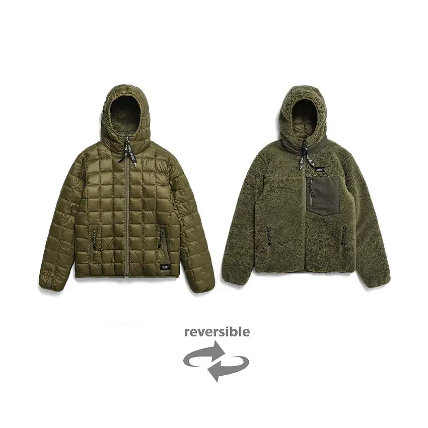 Piumino double-face con cappuccio Taion Mountain Down x Boa [Misura M]