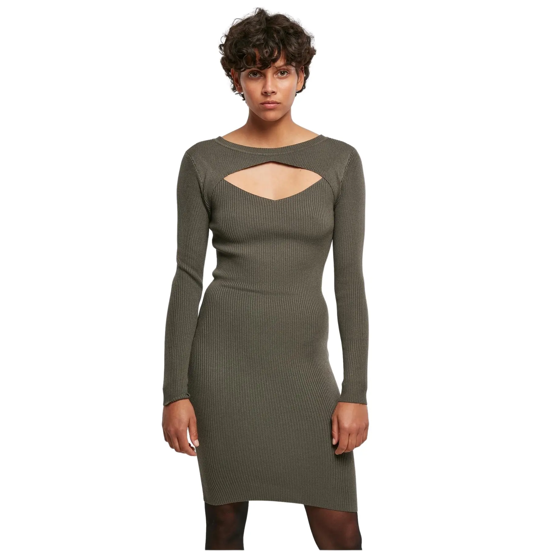 Vestito a maglione da donna - taglie forti forti Urban Classics