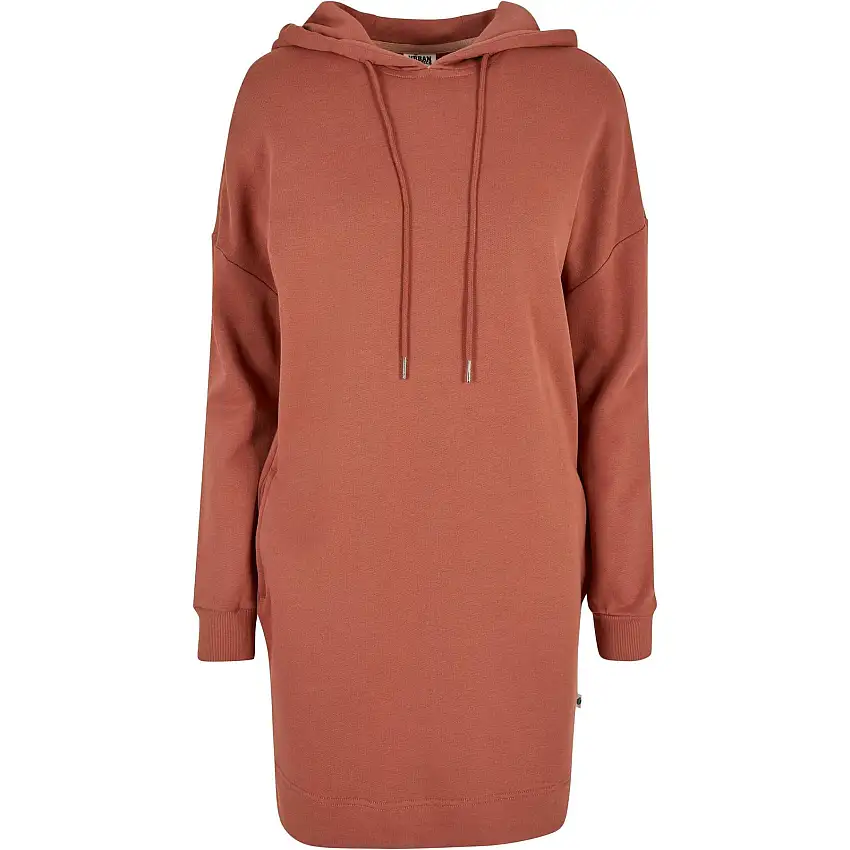 Abito in felpa con cappuccio oversize femme Urban Classics Organic Terry