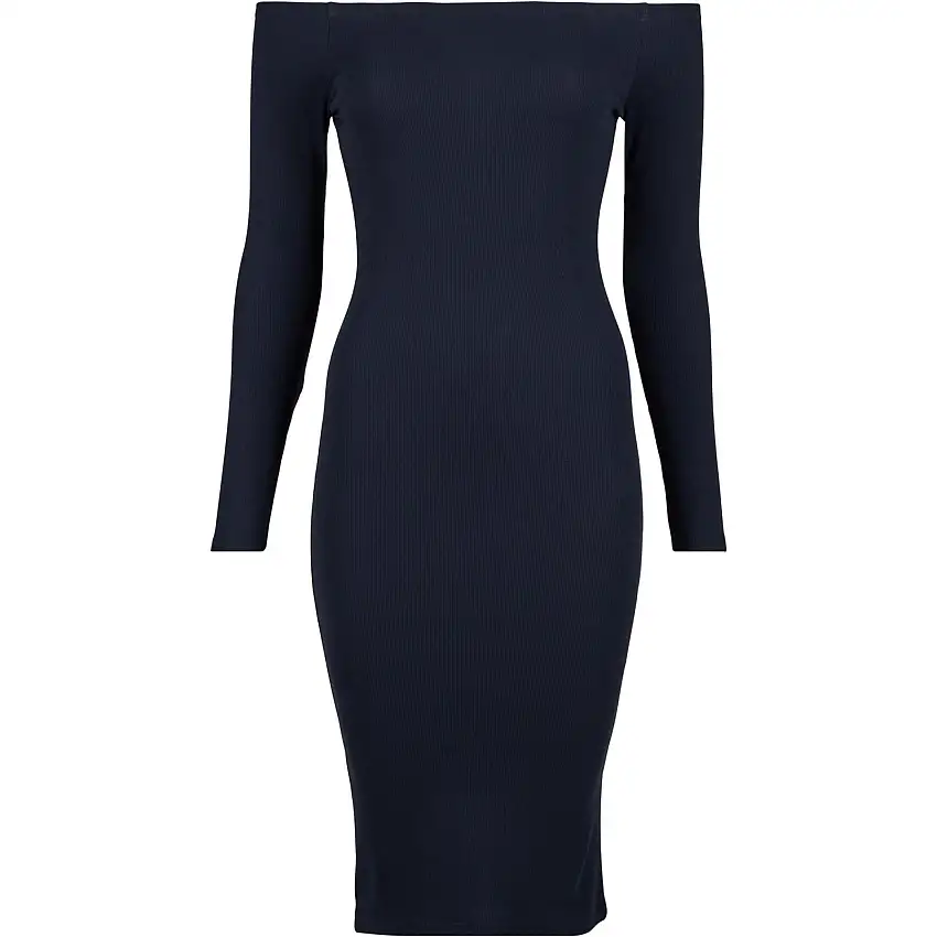 Vestito da donna a maniche lunghe a costine, Urban Classics