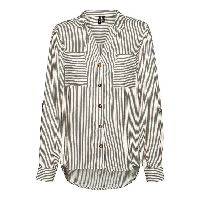 Camicia da donna Vero Moda VMBUMPY L/S SHIRT NEW WVN GA NOOS