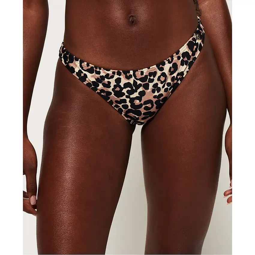Slip bikini da donna Superdry Espiegle Leopard