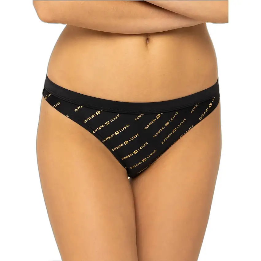 Slip bikini da donna Superdry Gold Cheeky