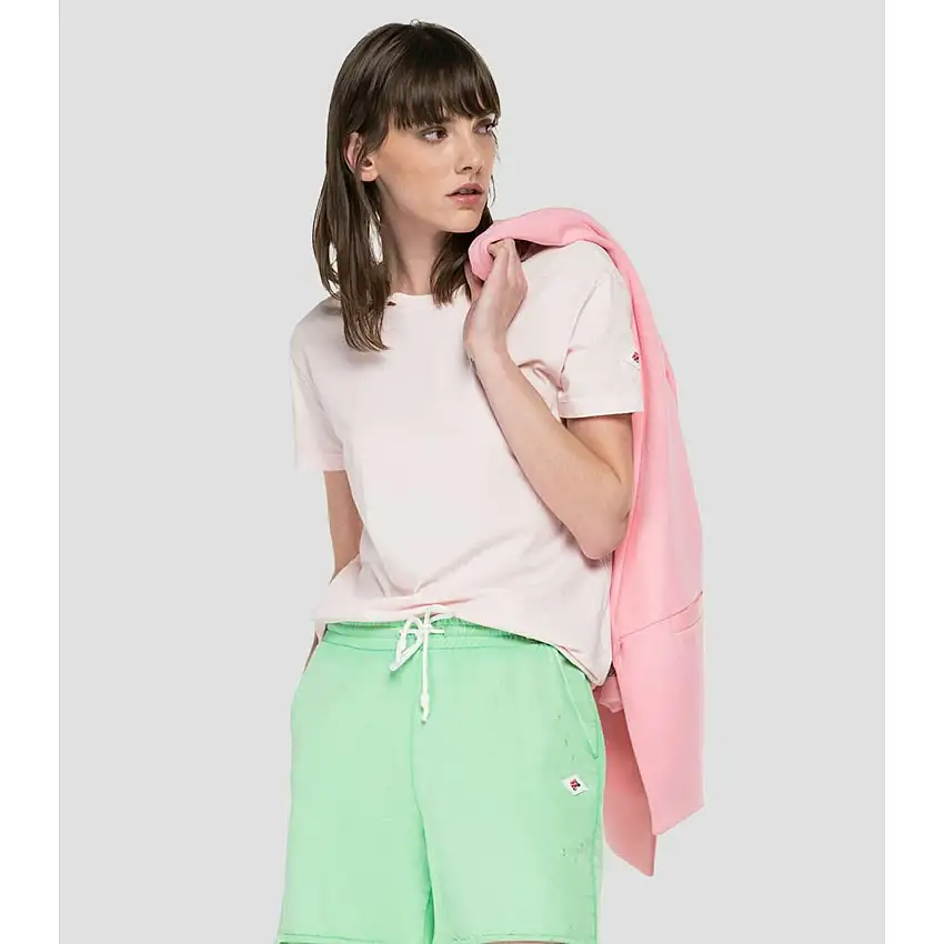 T-shirt donna in cotone slim fit Replay