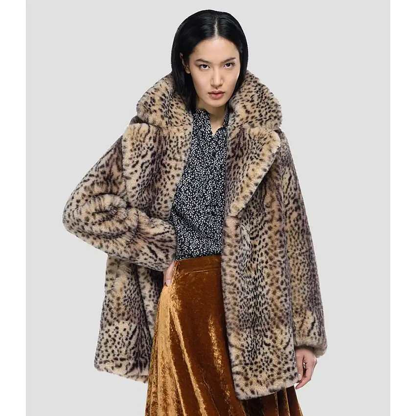 Blazer doppiopetto da donna in stile animalier Replay