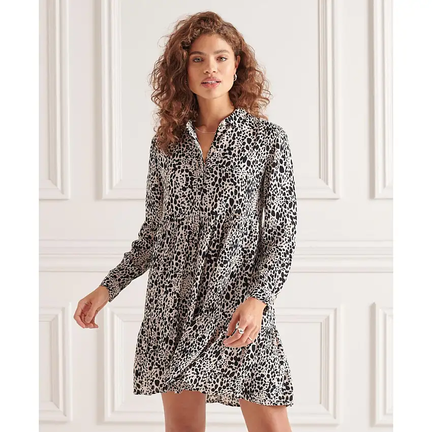 Abito camicia da donna Superdry Scandi