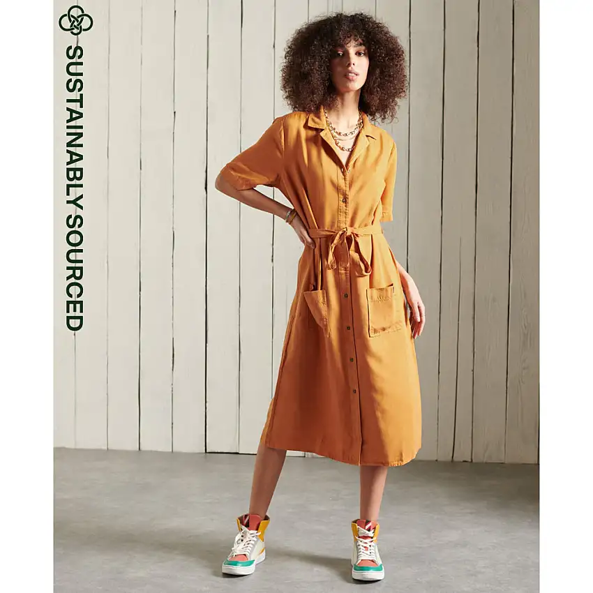 Abito camicia da donna Superdry Tencel