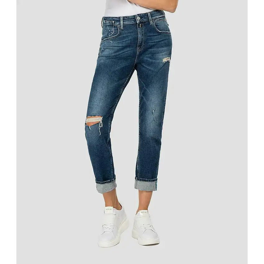 Jeans boyfriend da donna Replay Marty